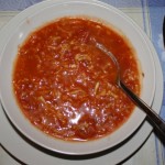 Tomato Soup with Rice