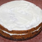 Carrot Cake with “Cream Cheese” Frosting