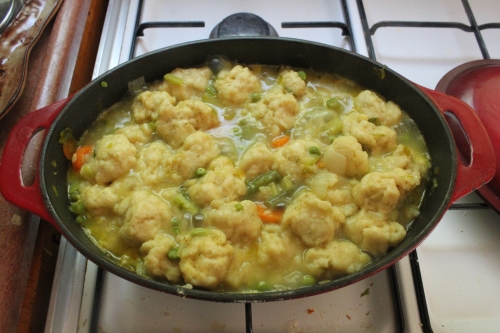 Vegetable Stew with Dumplings